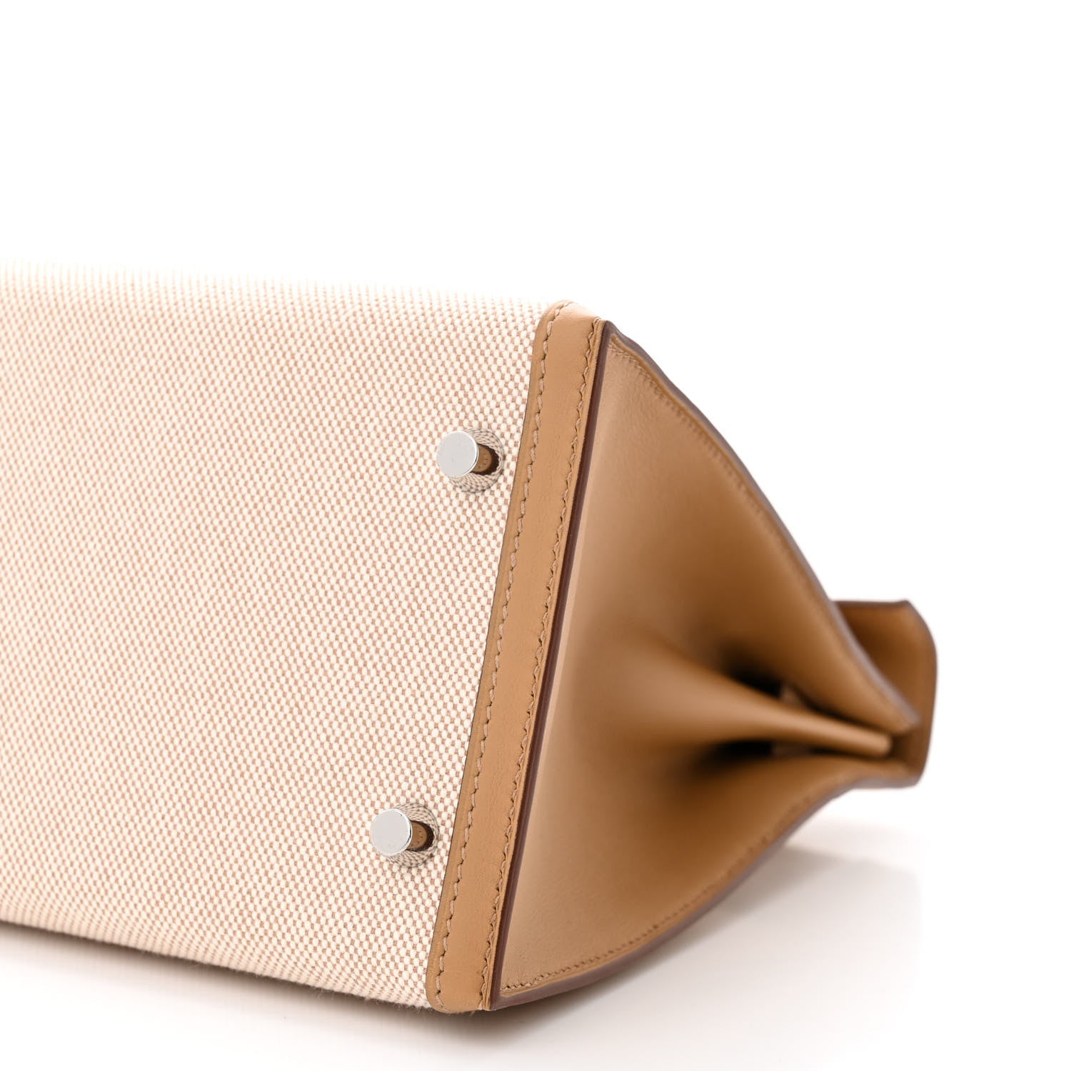 Hermes Toile H Swift Kelly Sellier 28 Ecru Biscuit 10 of 11