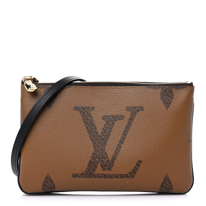 Louis Vuitton Reverse Monogram Giant Double Zip Pochette 1 of 10