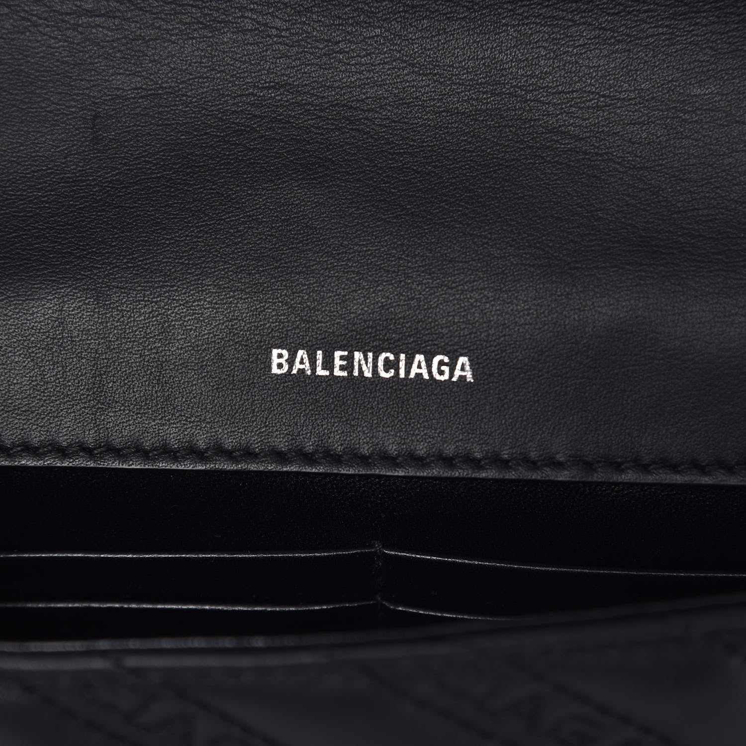 Balenciaga Calfskin Logo Matelasse S BB Round Crossbody Bag Black 6 of 6