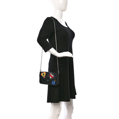 Louis Vuitton Epi LV Stories Pochette Felicie Black 2 of 9