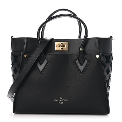Louis Vuitton Calfskin Monogram Tufting On My Side Black 1 of 9