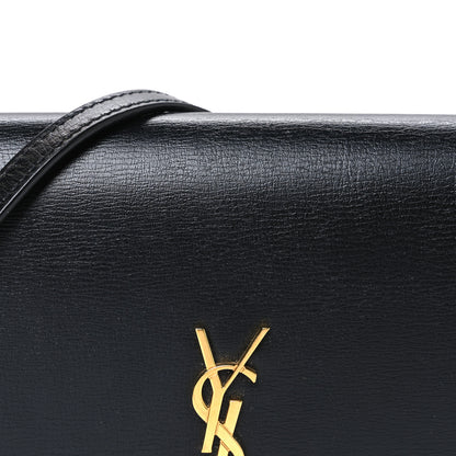 Saint Laurent Smooth Calfskin Monogram Phone Holder Crossbody Black 8 of 10