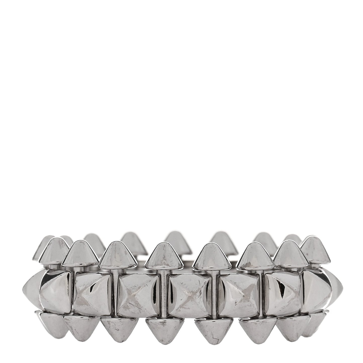 18K White Gold MM Clash De Cartier Ring 53 6.25