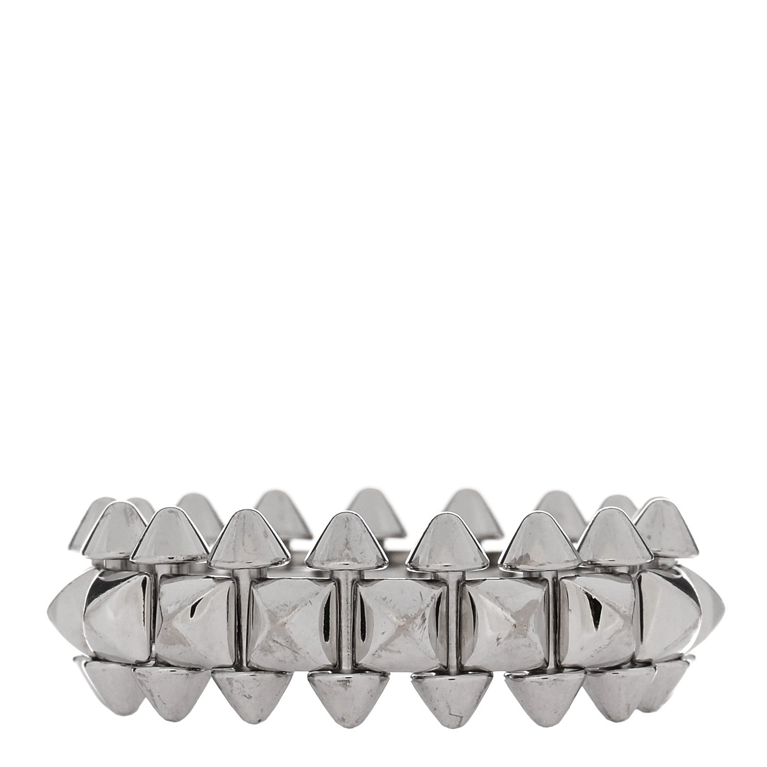 Cartier 18K White Gold MM Clash De Cartier Ring 53 6.25 3 of 5