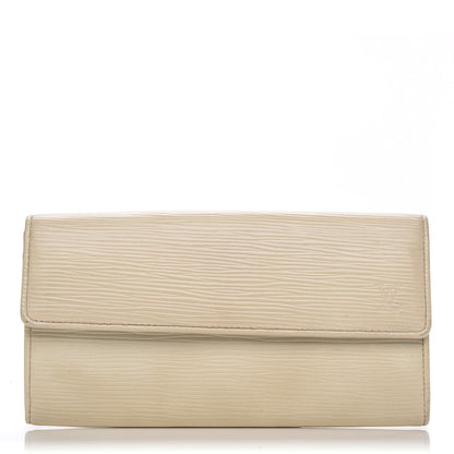 Louis Vuitton Epi Sarah Wallet Ivory 1 of 8