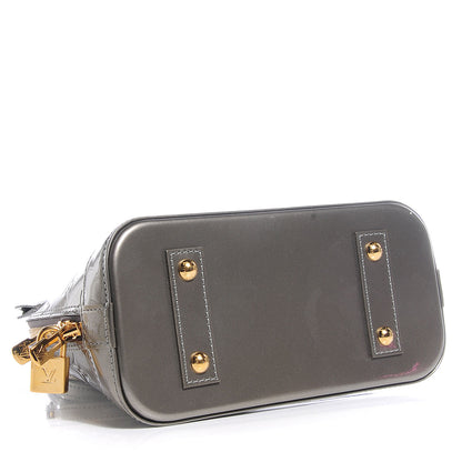 Louis Vuitton Vernis Alma BB Gris Art Deco 4 of 8