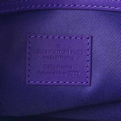 Louis Vuitton Calfskin Puffy Keepall 50 Bandouliere Violet 5 of 9