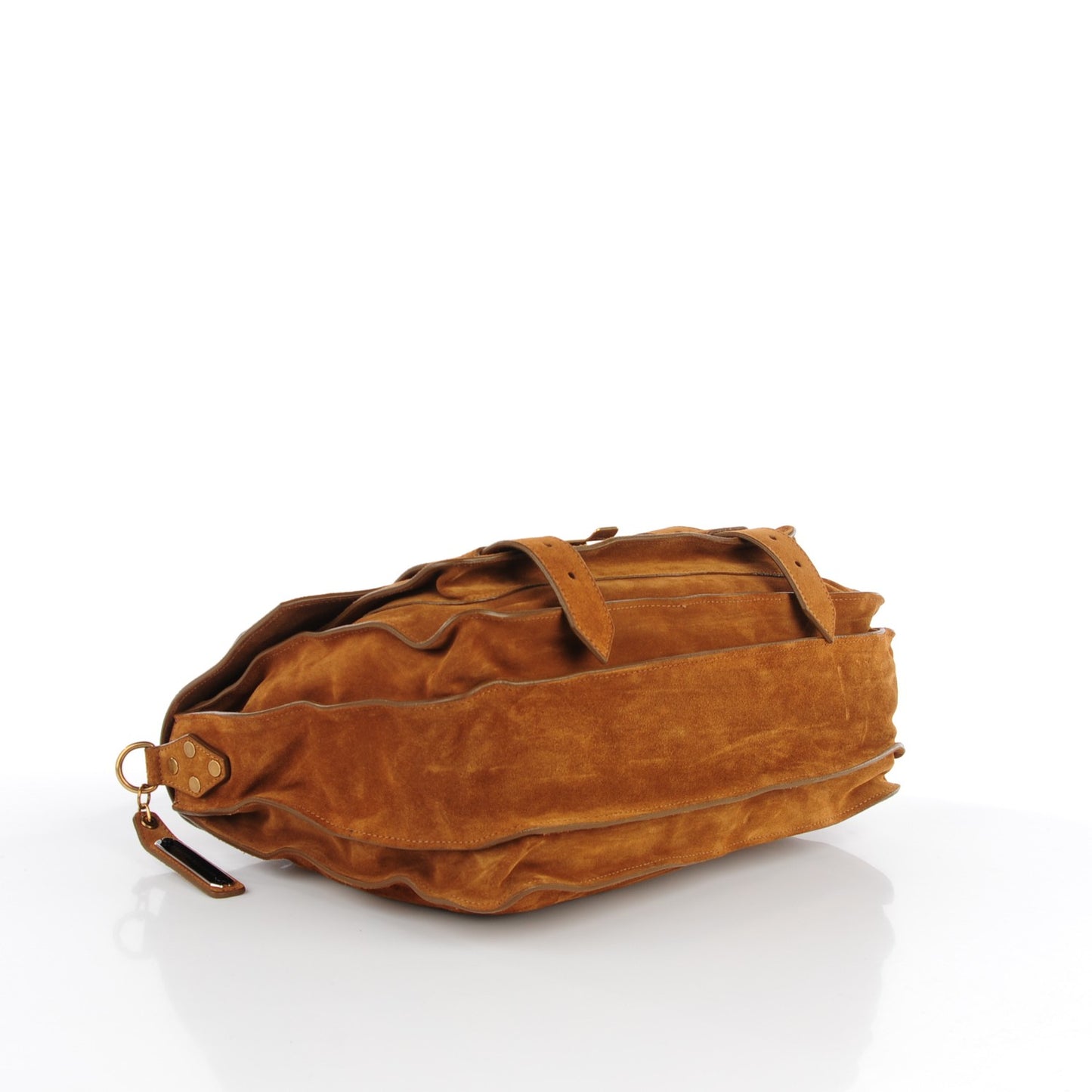 Suede Extra Large PS1 Satchel Tobacco