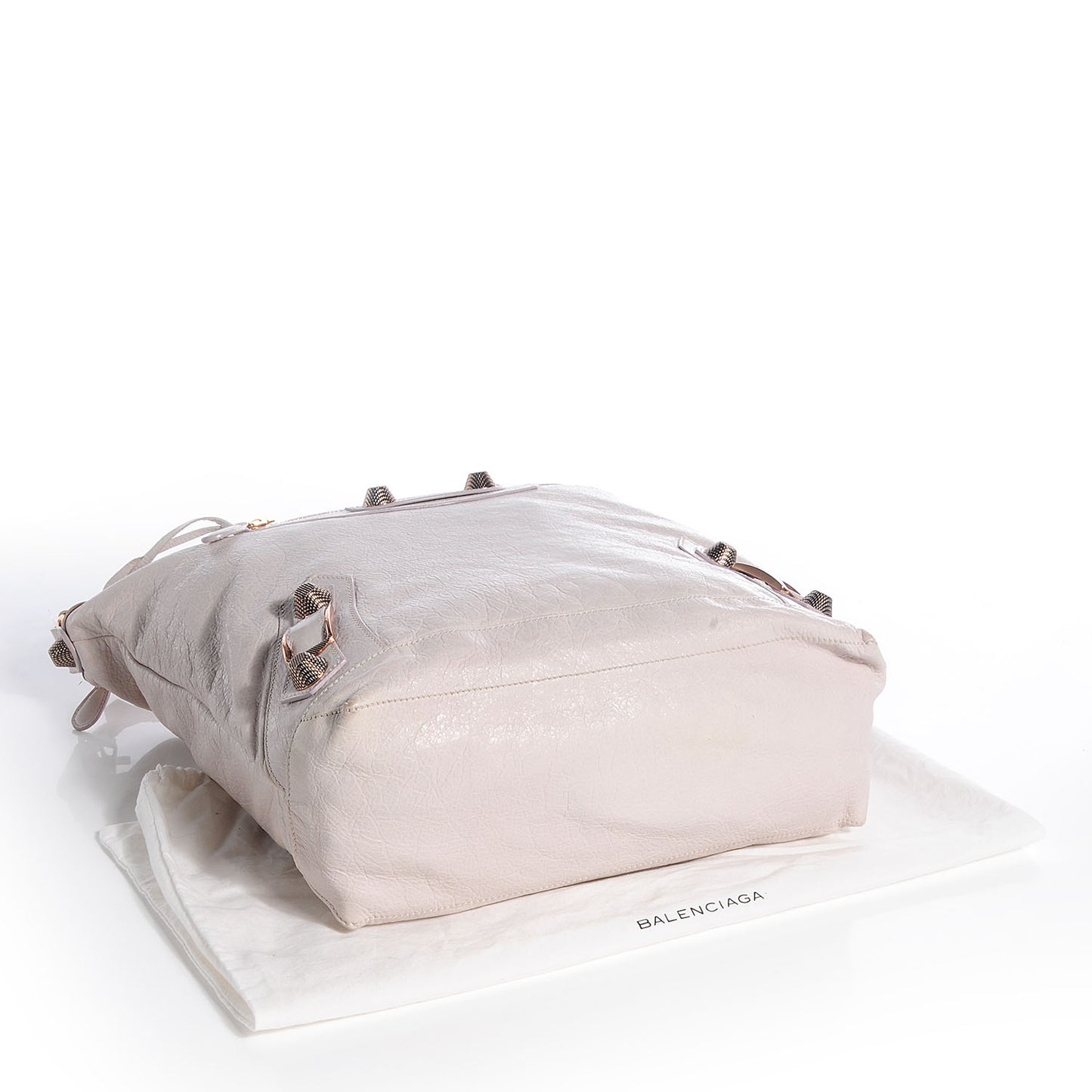 Agneau Giant 21 Rose Gold Hardware Day Hobo Nacre