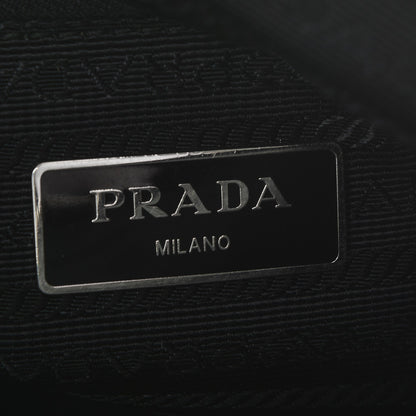 Prada Nylon Small Flat Messenger Bag Black 6 of 6