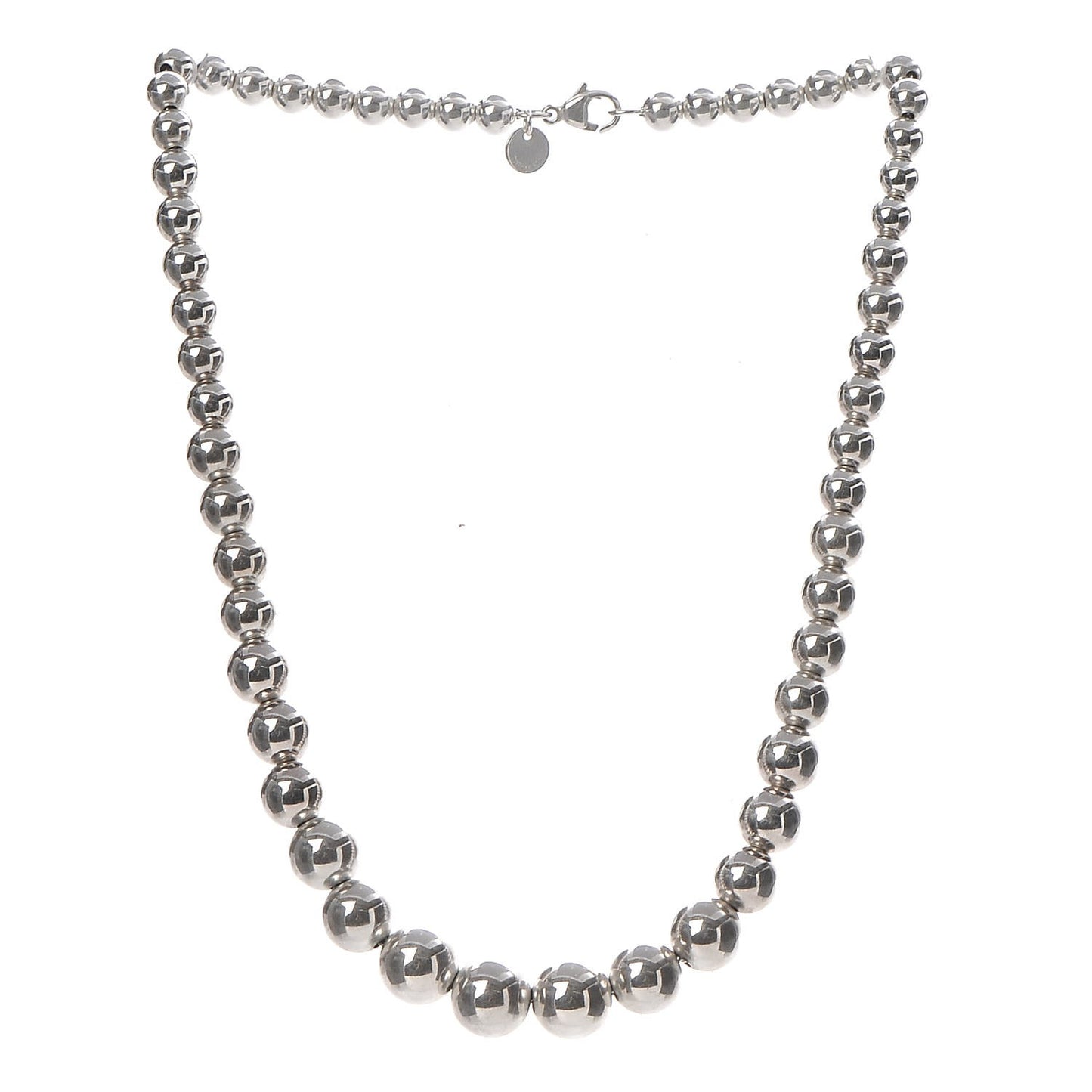 Sterling Silver HardWear Graduated Ball Necklace