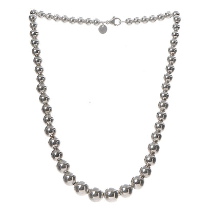 Tiffany Sterling Silver HardWear Graduated Ball Necklace 3 of 6