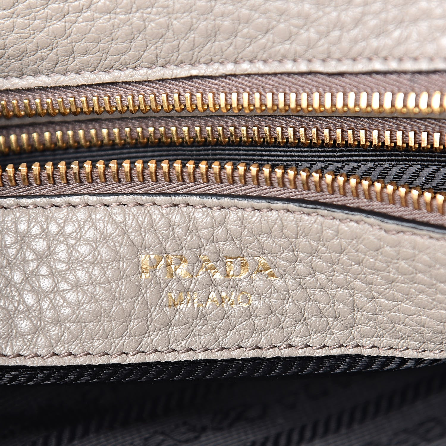 Prada Vitello Daino Top Handle Dome Tote Argilla 6 of 11