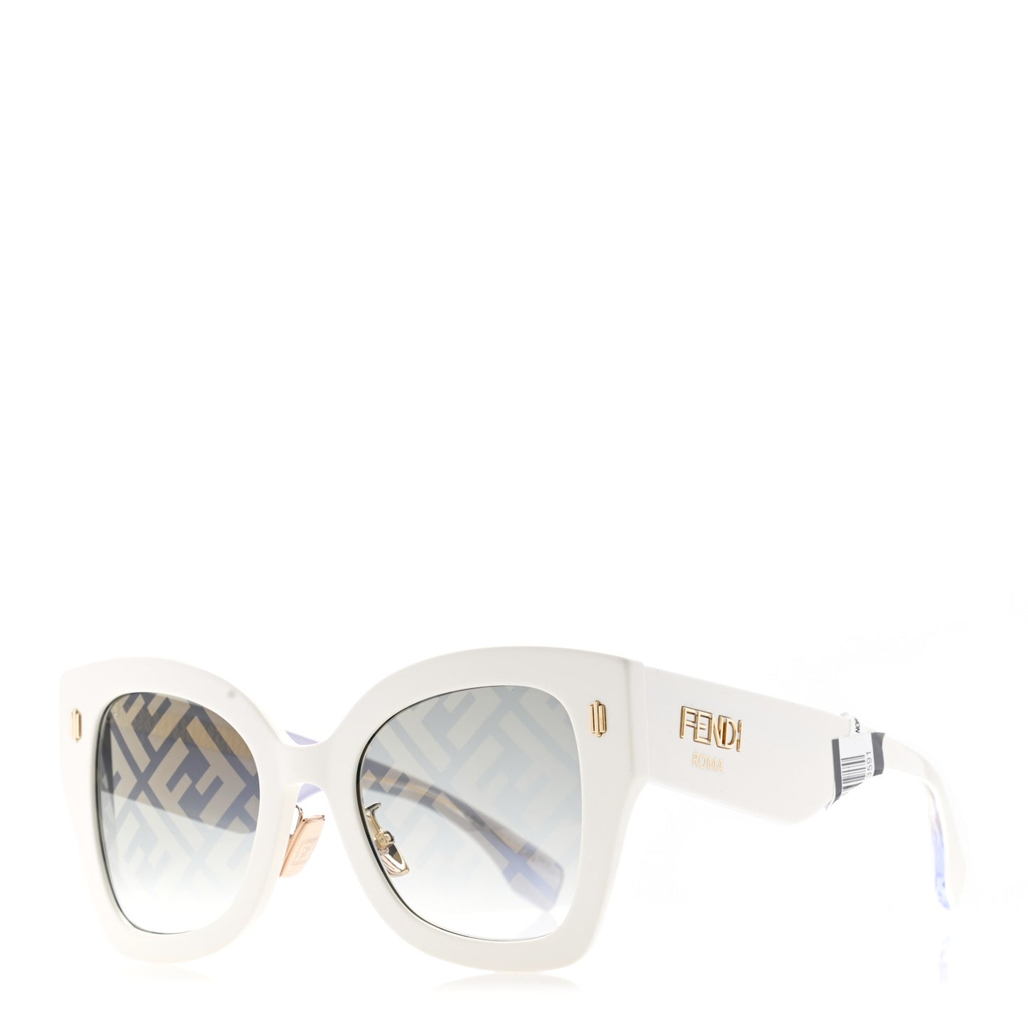 Acetate FF Sunglasses FF 0434/G/S White Gold