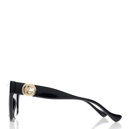 Gucci Acetate Square Frame Chain Sunglasses GG1023S Black 3 of 9