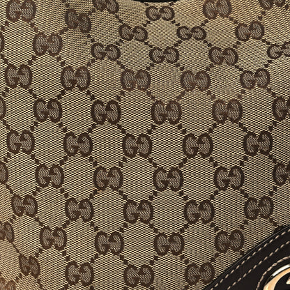 Gucci Monogram Medium New Britt Hobo Dark Brown 8 of 12