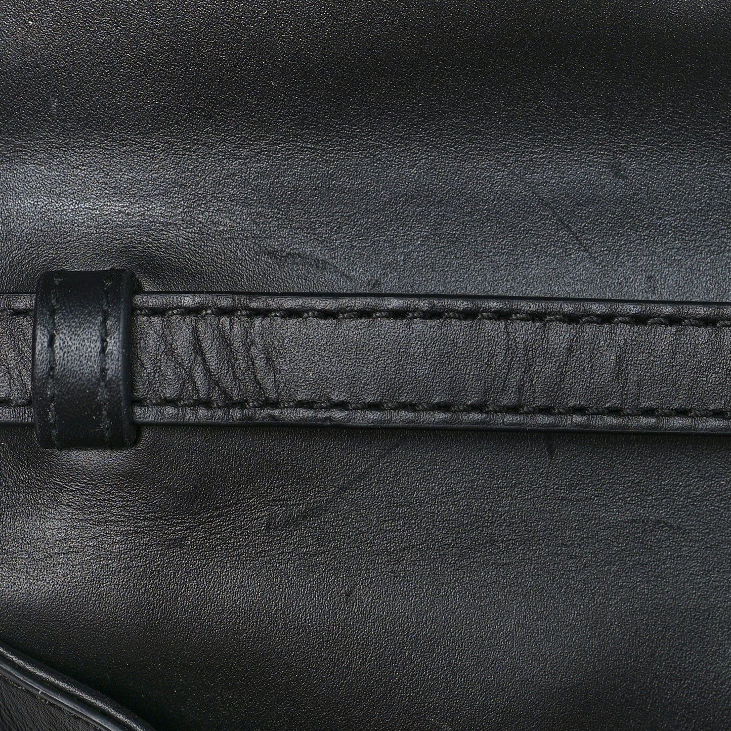 Calfskin Mini Sylvie Top Handle Bag Black