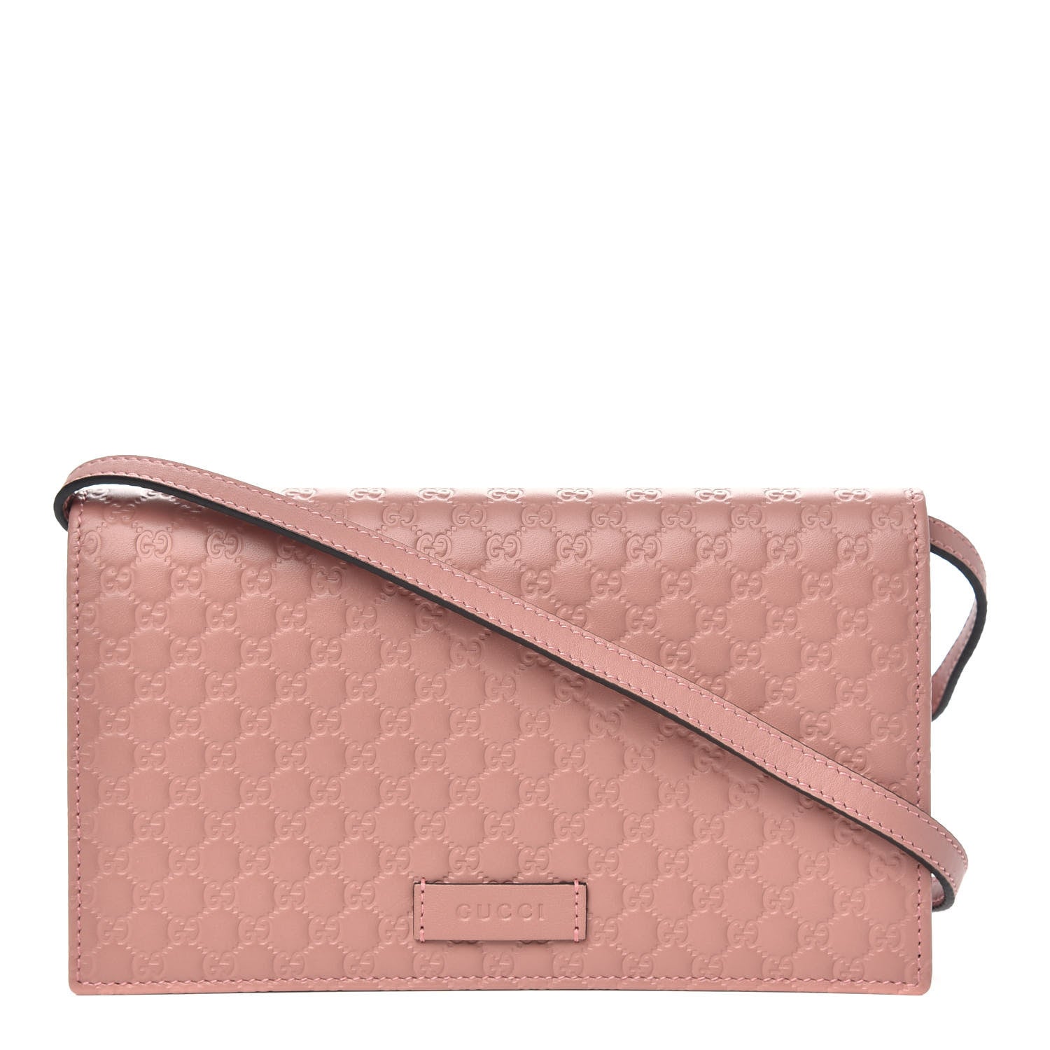 Gucci Microguccissima Crossbody Wallet Soft Pink 1 of 9