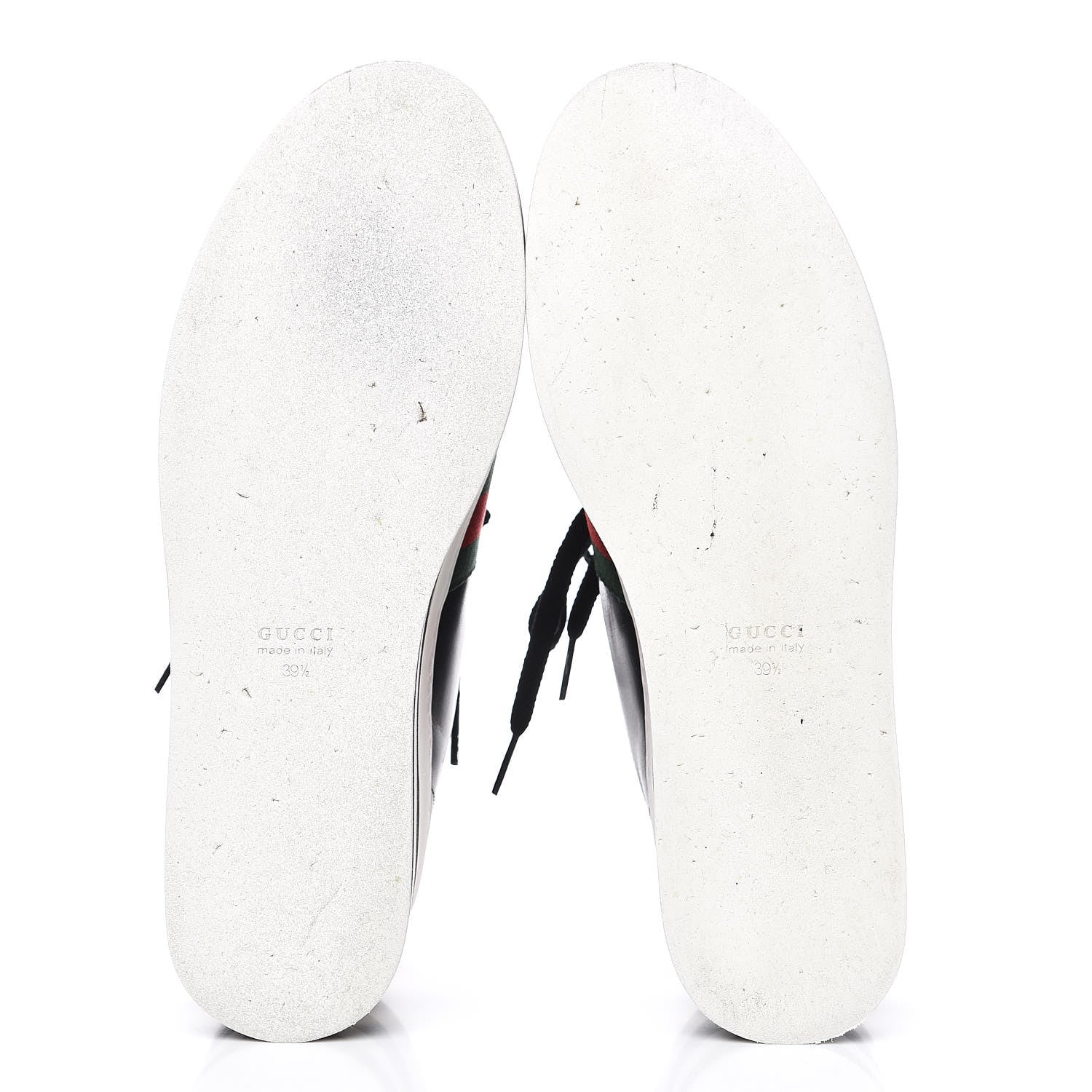 Gucci Malaga Kid Peggy Platform Sneakers 39.5 Black White 5 of 10