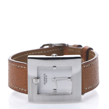 Hermes Stainless Steel Epsom 26mm Belt Quartz Watch Gold 2 of 11