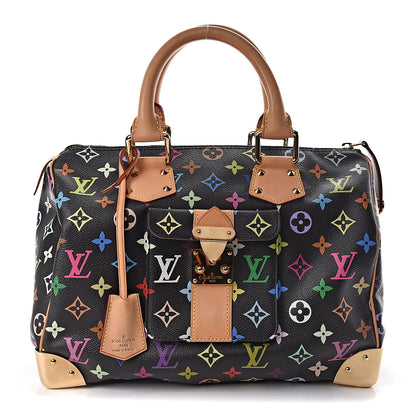 Louis Vuitton Monogram Multicolor Speedy 30 Black 1 of 11