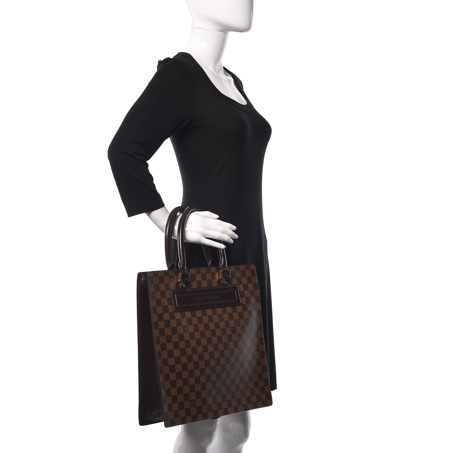 Louis Vuitton Damier Ebene Venice Sac Plat GM 2 of 11