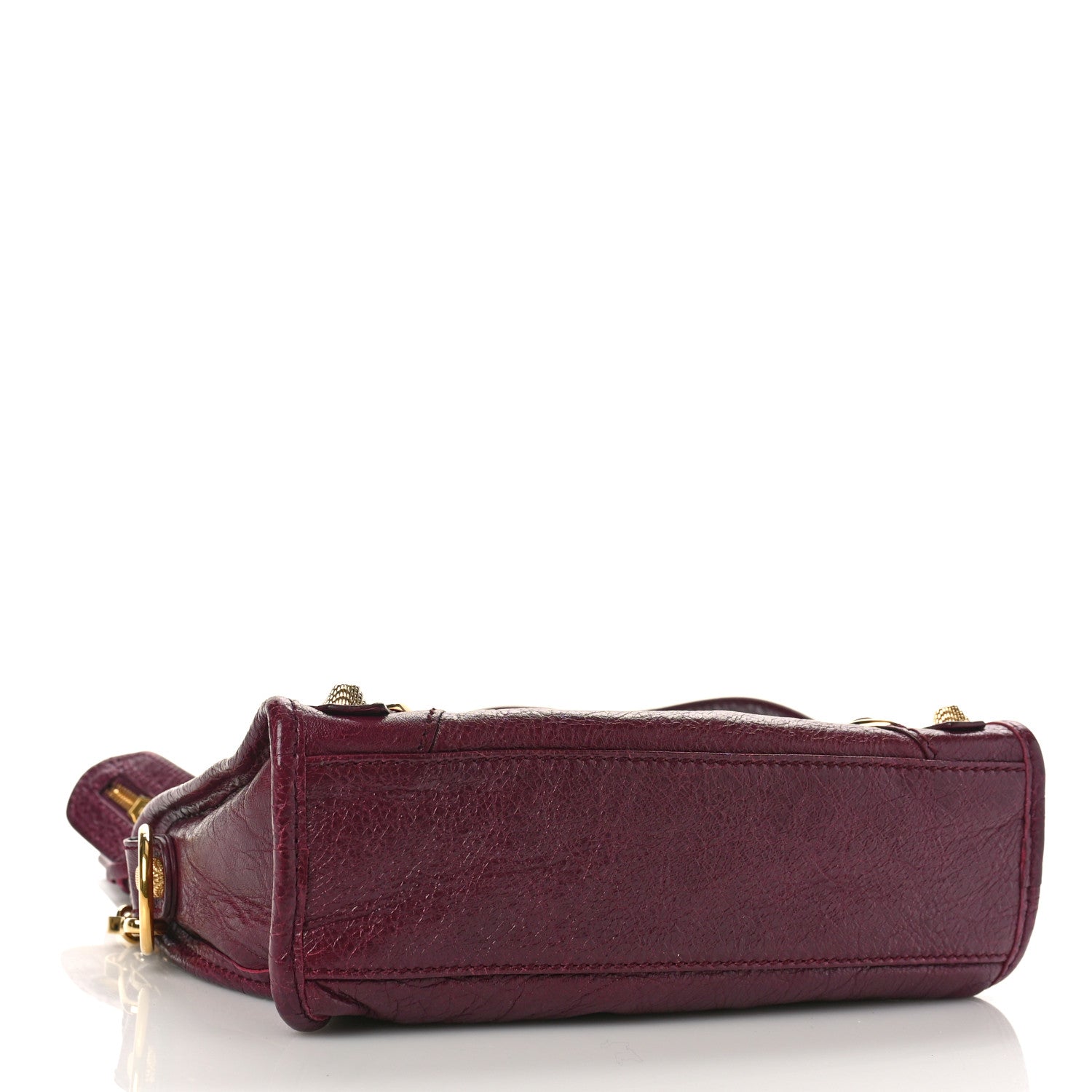 Balenciaga Agneau Giant 12 Gold Hardware Mini City Violet Prune 4 of 8