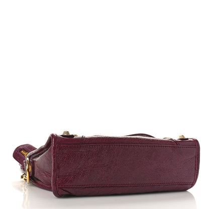 Balenciaga Agneau Giant 12 Gold Hardware Mini City Violet Prune 4 of 8
