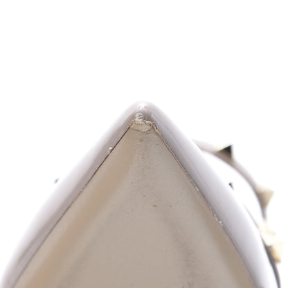 Valentino Garavani Patent Rockstud 90mm Cage Mules 36 Poudre 11 of 12