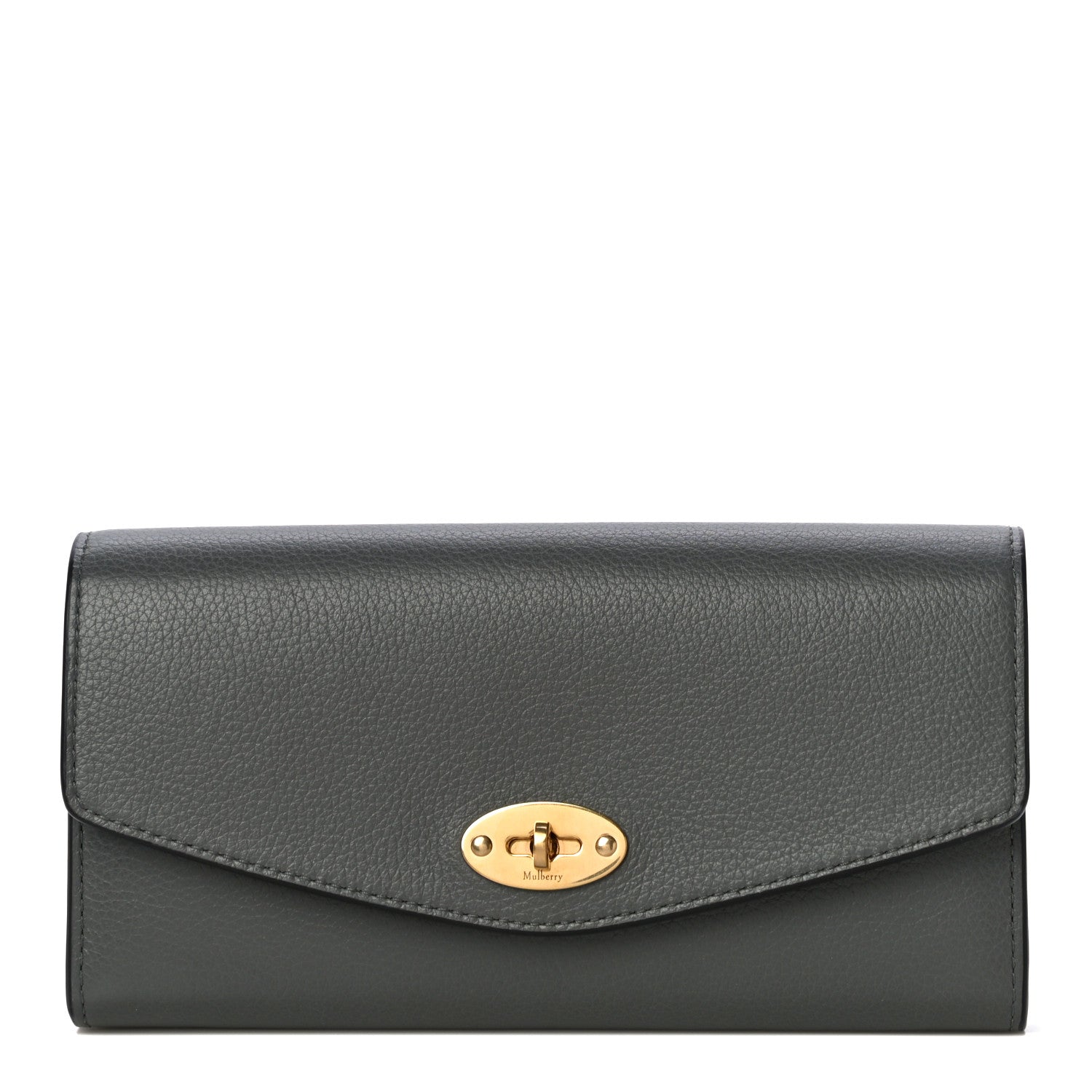 Mulberry Small Classic Grain Darley Wallet Charcoal 1 of 12