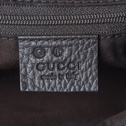 Gucci Crystal Monogram Large Signature Hobo Brown 7 of 12