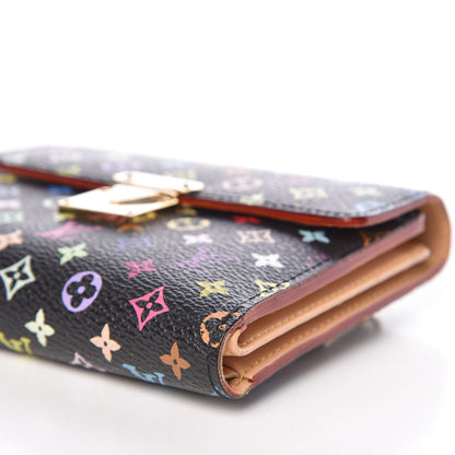 Louis Vuitton Monogram Multicolor Koala Wallet Black 9 of 17