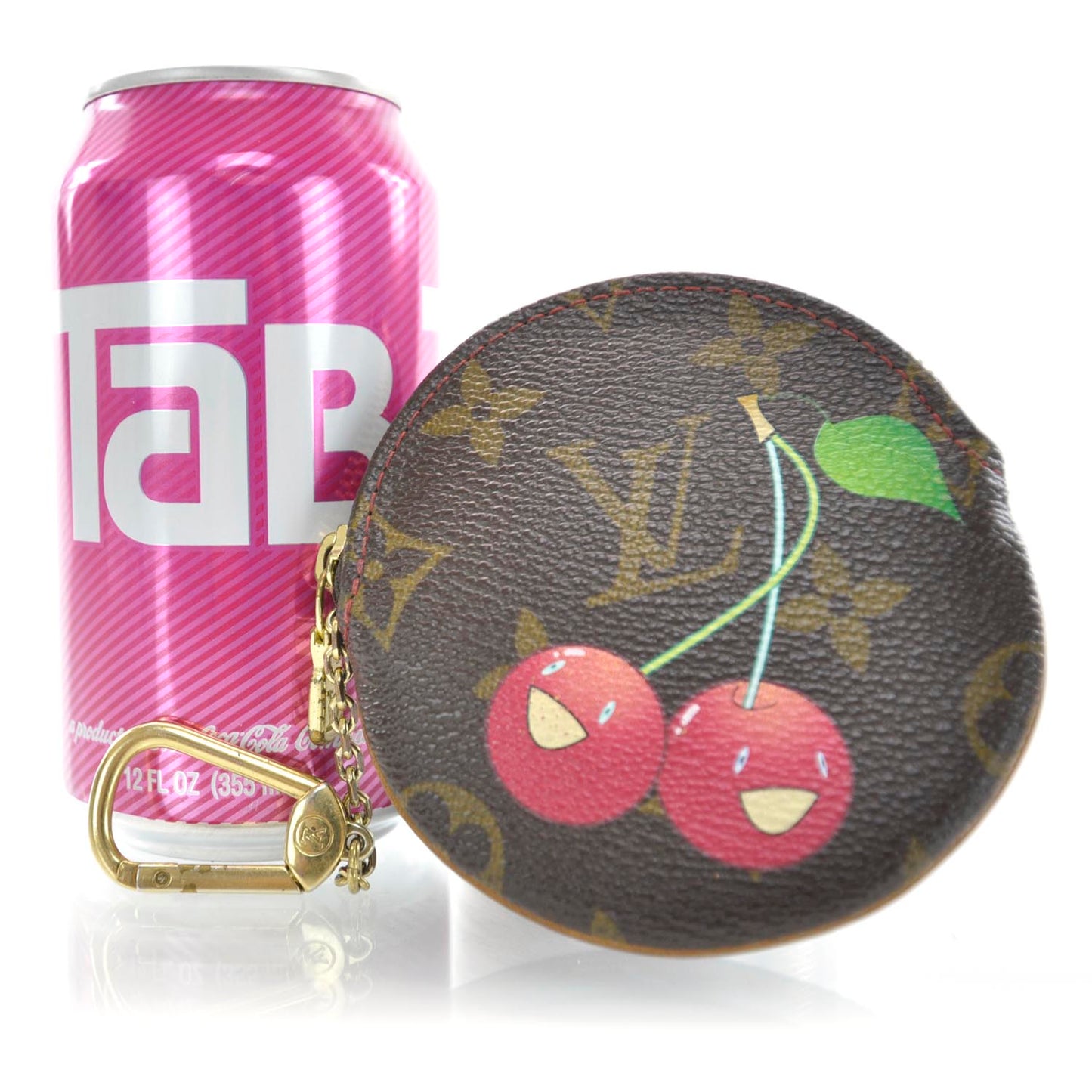 Monogram Cerises Round Coin Purse