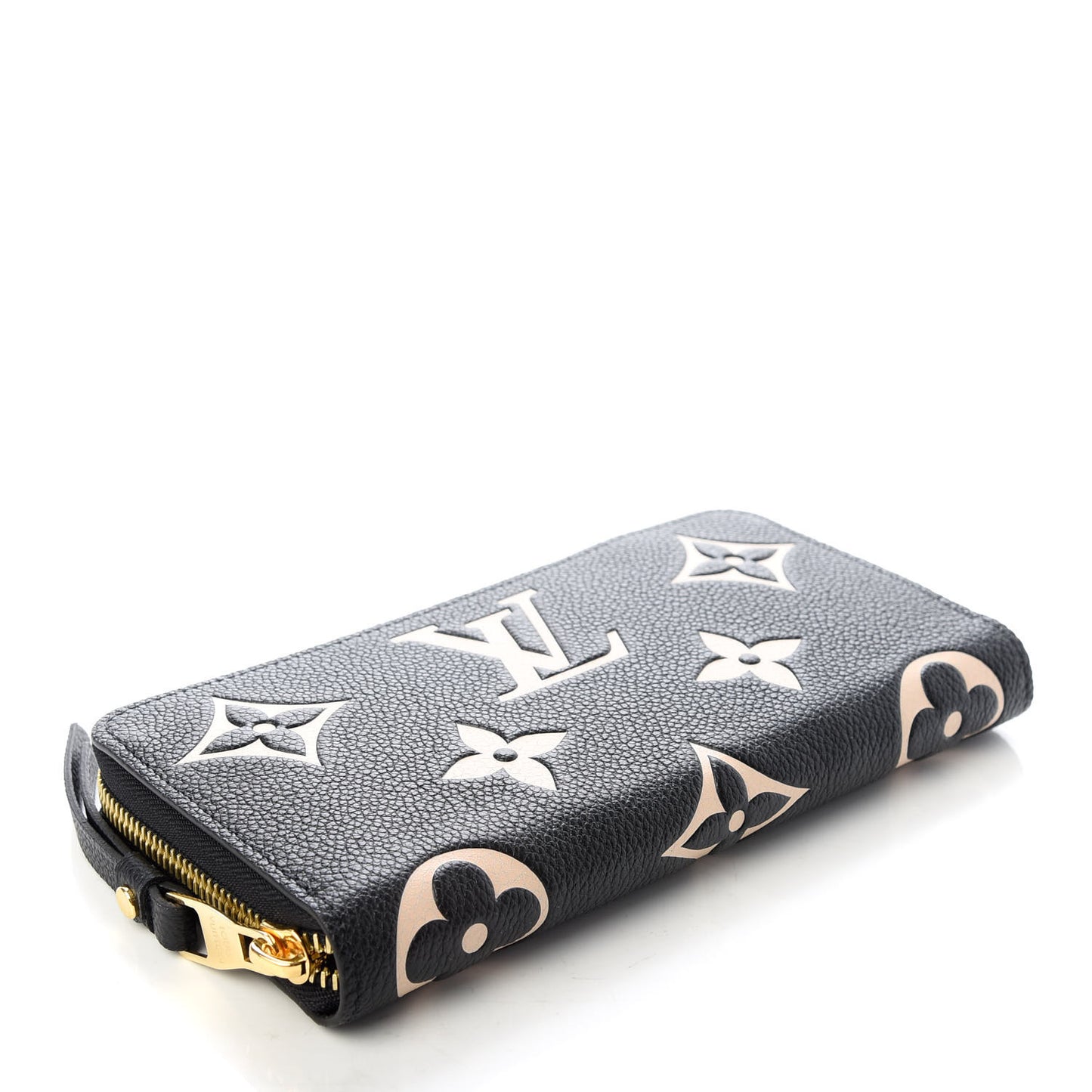 Empreinte Monogram Giant Zippy Wallet Black Beige