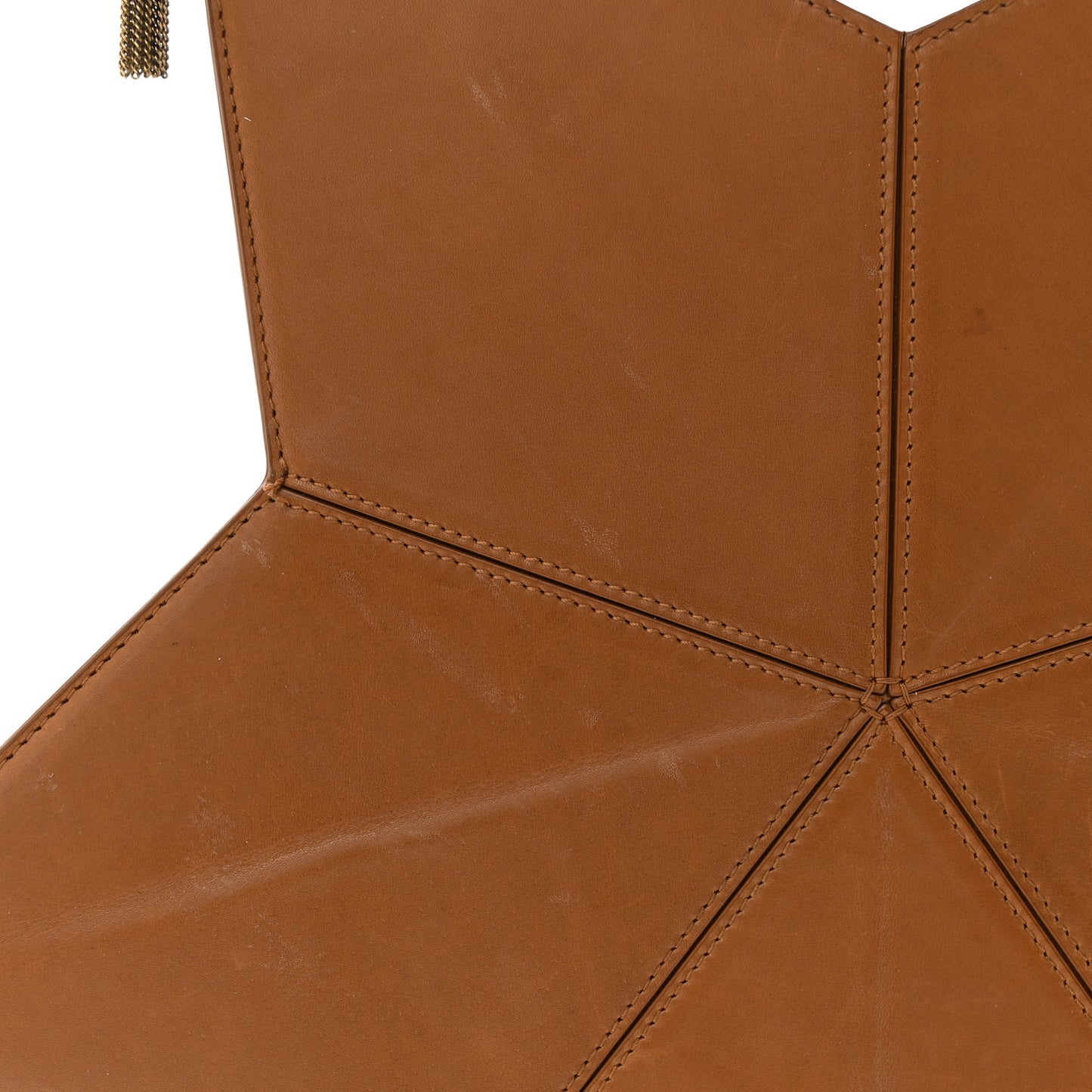 Vegetable Tanned Calfskin Astro Star Shoulder Bag Brown