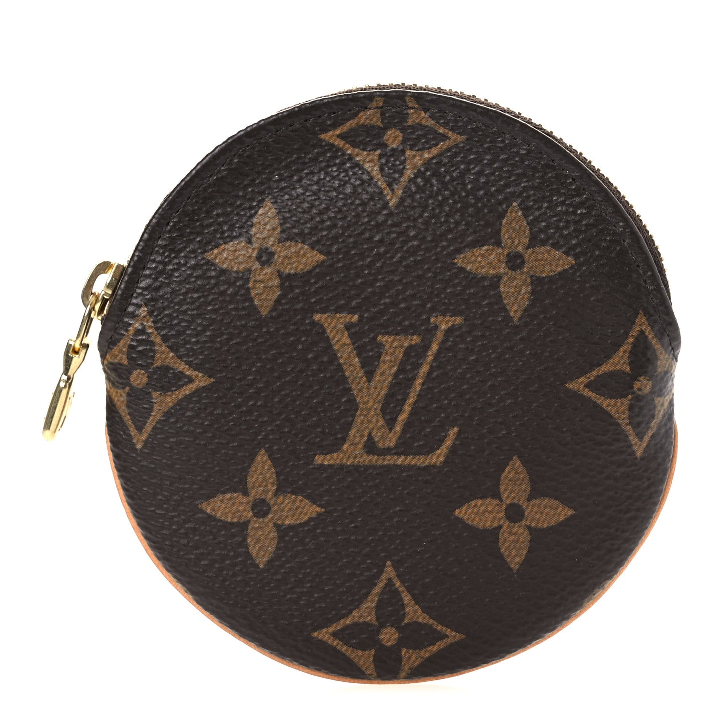 Monogram Round Coin Purse