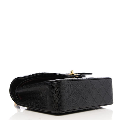 Chanel Caviar Quilted Small Double Flap Black 3 of 10