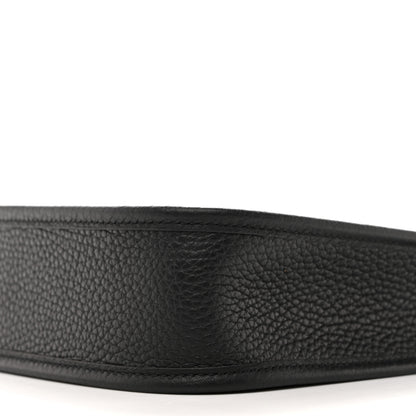 Hermes Taurillon Clemence Amazone Evelyne TPM Black Chocolate 10 of 12
