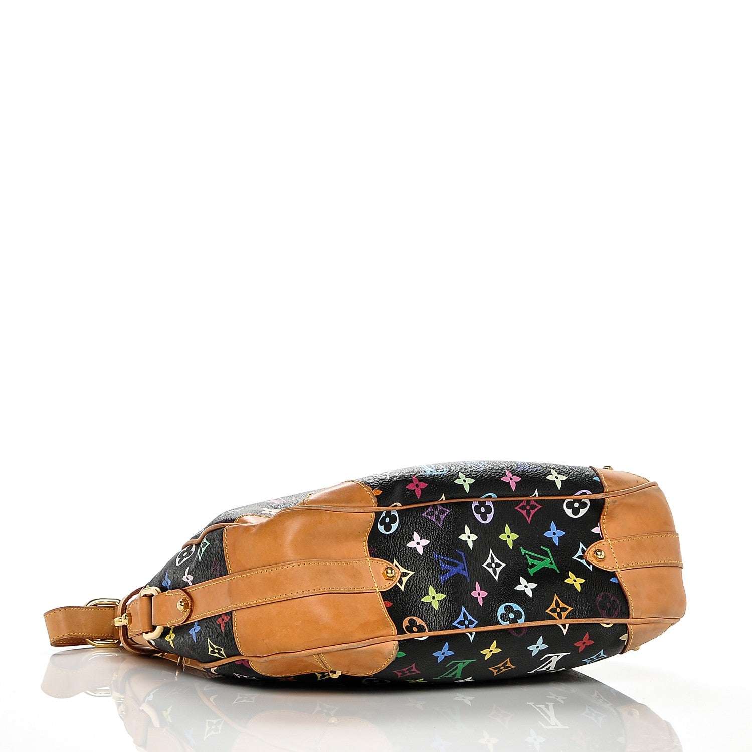 Louis Vuitton Monogram Multicolor Greta Black 4 of 14