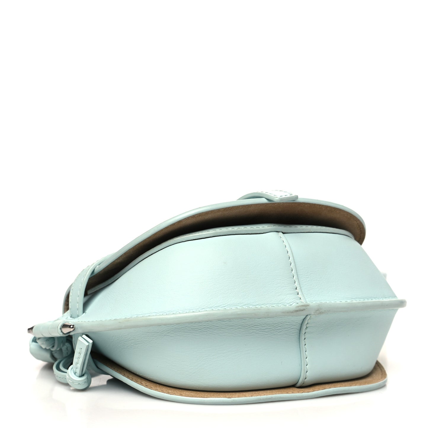 Calfskin Jacquard Mini Gate Dual Bag Abyss Blue
