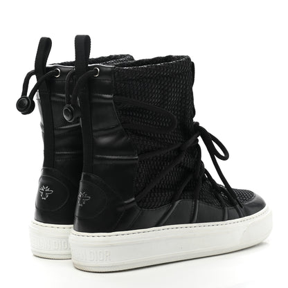 Christian Dior Resille Calfskin Womens Dior Solar Ankle Boots 39 Black 4 of 8