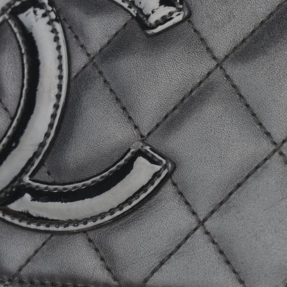 Chanel Calfskin Quilted Cambon Wallet On Chain WOC Black 16 of 19