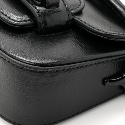 Gucci Azalea Calfskin Web Horsebit 1955 Wallet On Strap Black 12 of 12