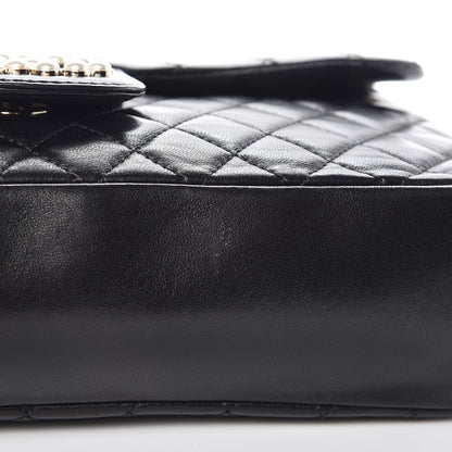 Chanel Lambskin Quilted Medium Westminster Pearl Flap Black 8 of 8