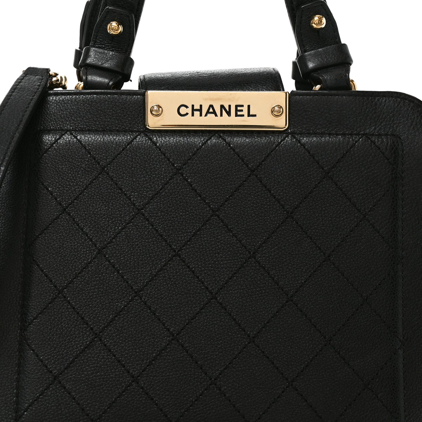 Goatskin Hip East West Shoulder Bag Black