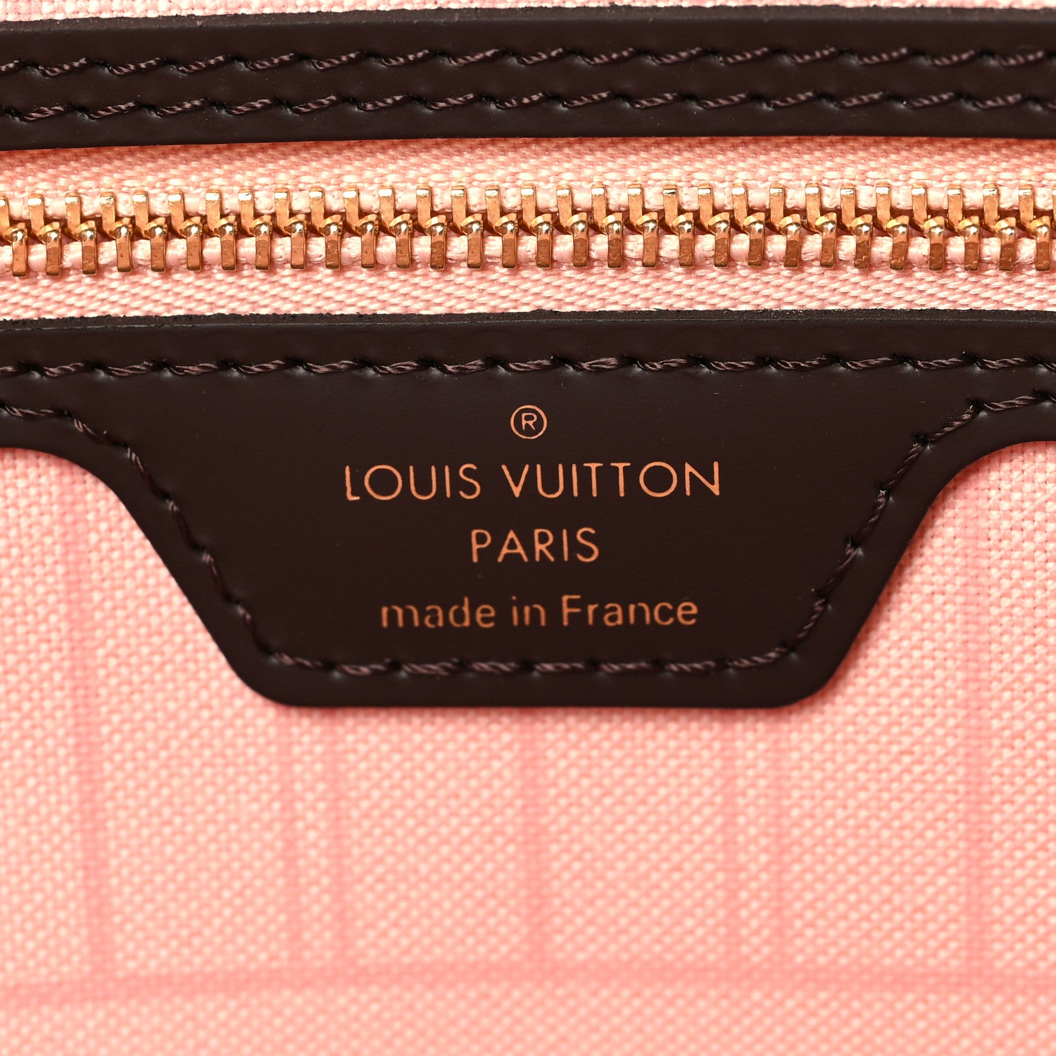 Louis Vuitton Damier Ebene Braided Neverfull MM Pink 7 of 10