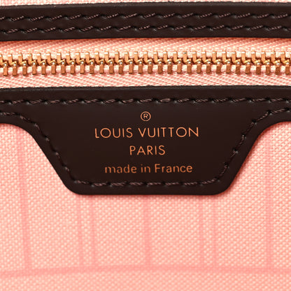 Louis Vuitton Damier Ebene Braided Neverfull MM Pink 7 of 10