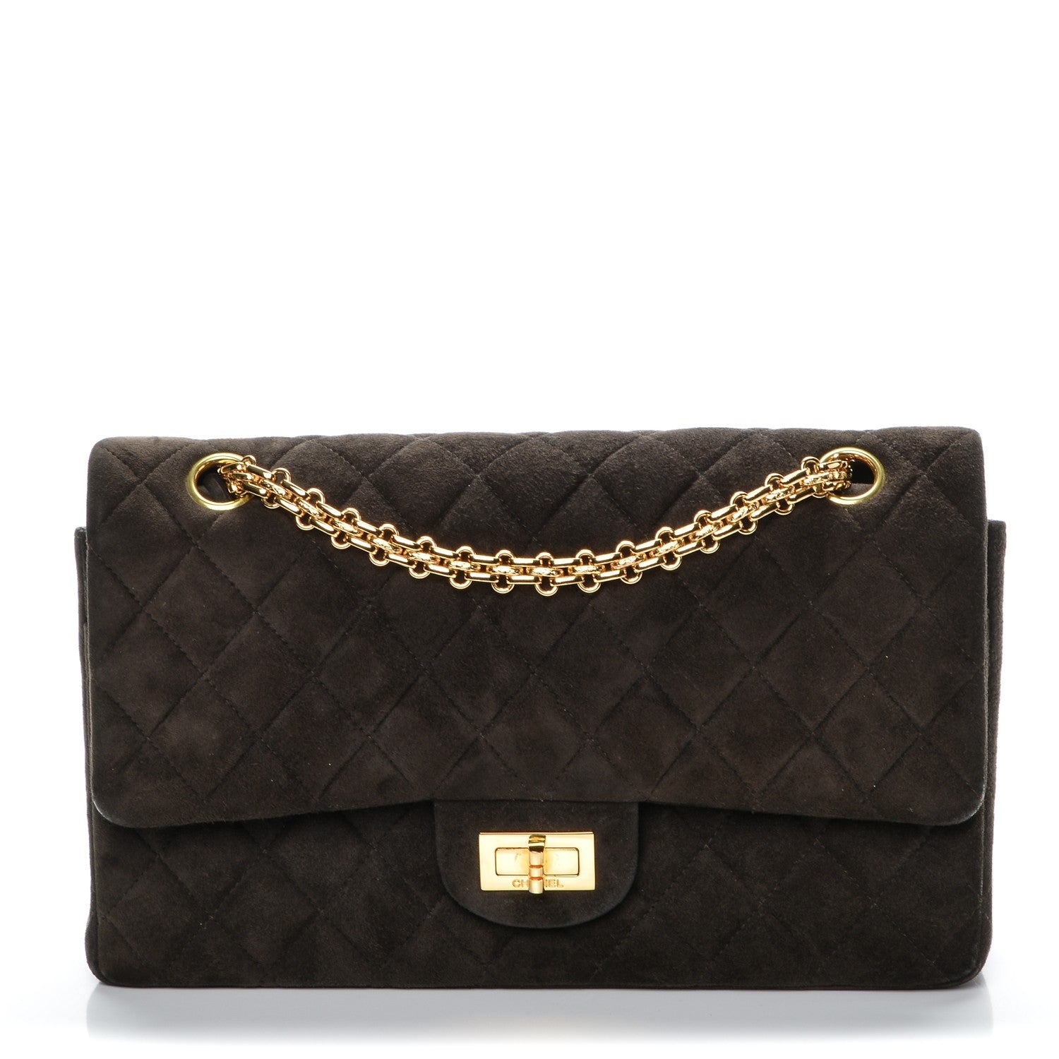 Chanel Suede 2.55 Reissue 225 Flap Brown 1 of 8