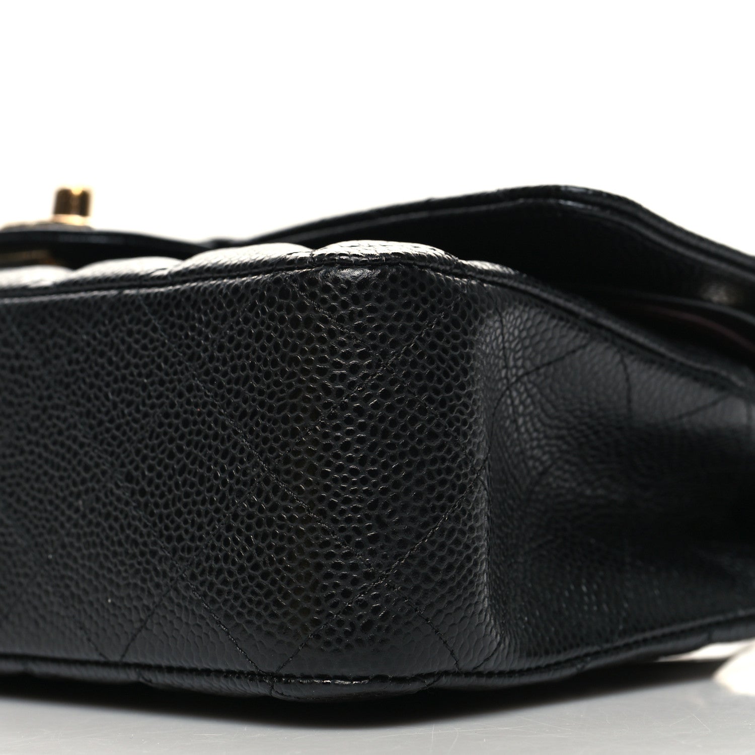 Chanel Caviar Quilted Medium Double Flap Black 10 of 11