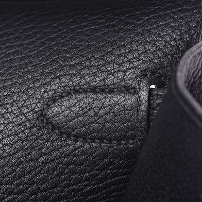 Hermes Taurillon Clemence HAC Birkin 40 Black 12 of 33